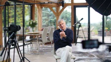 John Peter pictured during an interview for Missing: Presumed Dead. (© Spirit Media Studios Limited)