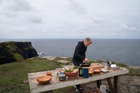 Gordon Ramsay during the final cook. (National Geographic/Justin Mandel)