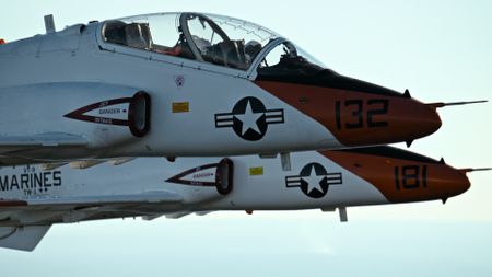 Student 1st Lt Austin Claggett before his dogfight. (Credit: National Geographic)
