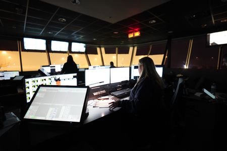 Nicole Marcil, Shift Manager, Deicing Operations
Toronto Pearson working at Deicing Mission Control, known as ëthe Ice houseì at Toronto Pearson International Airport. (Arrow International Media Ltd & Cantina Media)