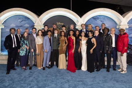 TOP: DANIEL DIEMER, ALEKS PAUNOVIC, CHARLIE BUSHNELL, JIM ROWE (EXECUTIVE PRODUCER), JAMES BOBIN (EXECUTIVE PRODUCER / DIRECTOR), ELLEN GOLDSMITH-VEIN (EXECUTIVE PRODUCER), JEREMY BELL (EXECUTIVE PRODUCER), BERT SALKE (EXECUTIVE PRODUCER) BOTTOM: JASON MANTZOUKAS, CRAIG SILVERSTEIN (EXECUTIVE PRODUCER), BECKY RIORDAN (EXECUTIVE PRODUCER), RICK RIORDAN (AUTHOR / EXECUTIVE PRODUCER), DAN SHOTZ (EXECUTIVE PRODUCER), VIRGINIA KULL, ARYAN SIMHADRI, WALKER SCOBELL, LEAH SAVA JEFFRIES, DIOR GOODJOHN, TAMARA SMART, DAFNE KEEN, SAARA CHAUDRY, JONATHAN STEINBERG (EXECUTIVE PRODUCER), GLYNN TURMAN, ALBERT KIM (EXECUTIVE PRODUCER), COURTNEY B. VANCE