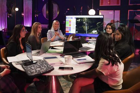 ANJALI ARORA, MARINA JARENOVA, SASHA REID, HANA GEORGOULIS, FLORENCE TANG