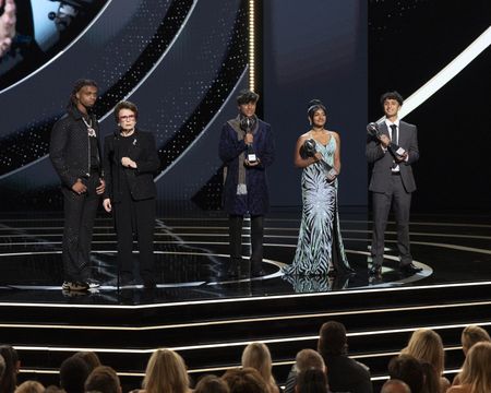 DAMAR HAMLIN, BILLIE JEAN KING, RISHIN TANDON, MEAGHA RAMANATHAN, IAN WAITE
