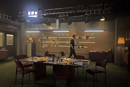 Tom Hiddleston examines evidence of the events that unfolded at Pompeii. (National Geographic/Christian Black)