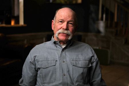 Mike Shannon is pictured in close-up portrait during the production of National Geographic's Oklahoma City Bombing: One Day In America. Shannon was a Special Operations Chief in the Oklahoma City Fire Department and was one of the first firefighters on the scene and oversaw the technical rescue and recovery in the days and weeks after. On April 19, 1995, America experienced the deadliest domestic terror attack in its history. Thirty years later, this series tells the story of that day told only by those who lived through it – the people of Oklahoma. (National Geographic/Brandon Widener)
