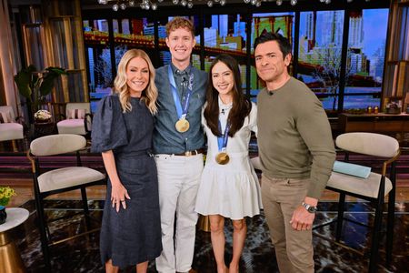 KELLY RIPA, MADISON CHOCK, EVAN BATES, MARK CONSUELOS