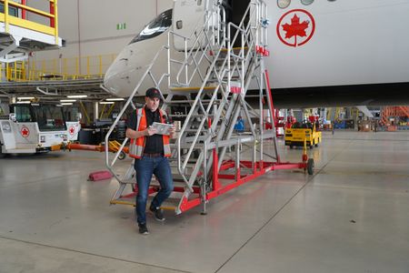 Jeremy Ellis, Aircraft Maintenance Engineer at Air Canada. (Arrow International Media Ltd & Cantina Media)