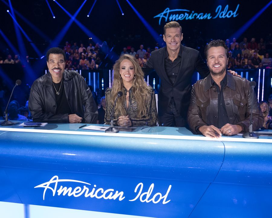 LIONEL RICHIE, CARRIE UNDERWOOD, RYAN SEACREST, LUKE BRYAN