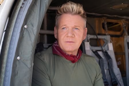 Gordon Ramsay in Jordan. (National Geographic/Justin Mandel)
