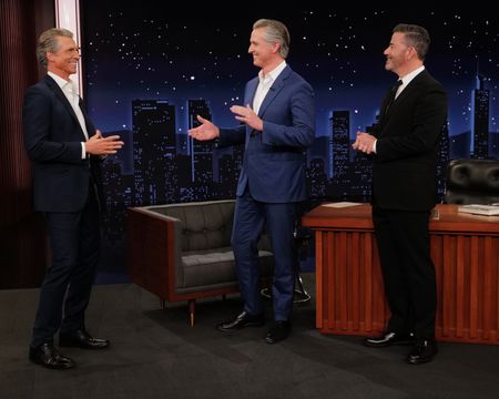 JOSH MEYERS, GOV. GAVIN NEWSOM, JIMMY KIMMEL