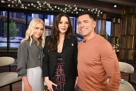 Kelly Ripa, Catherine Zeta Jone, Mark Consuelo