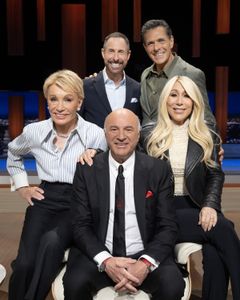 TOP: JEFFREY HOUSENBOLD, DANIEL LUBETZKYBOTTOM: BARBARA CORCORAN, KEVIN O'LEARY, LORI GREINER