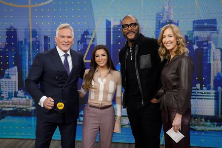 SAM CHAMPION, EVA LONGORIA, TYLER PERRY, LARA SPENCER