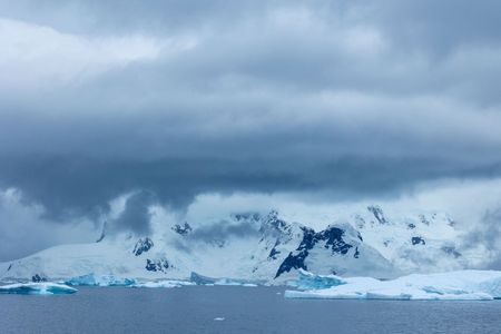 The weather in Antarctica is unpredictable and the crew only get short windows where filming is possible. (National Geographic for Disney/Holly Harrison)