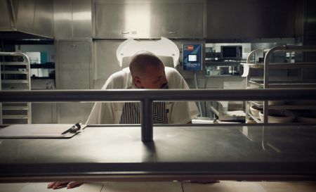 Baker Z Anderson takes a break in a rare quiet moment at his bakery, Rize Up, in San Francisco. In the early days of his business, Z regularly worked six days a week, eighteen hours a day. (National Geographic/Ryan Rothmaier)