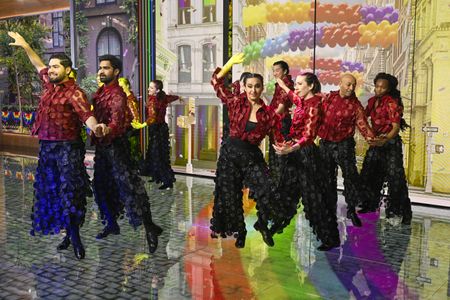 ELIE ROSALES, AUBRIE SALZMAN, PATRICK ROBBINS, VIMAL PRADEEP, MEMBERS OF PRIDE SALSA