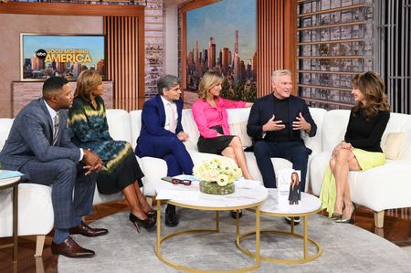 MICHAEL STRAHAN, ROBIN ROBERTS, GEORGE STEPHANOPOULOS, LARA SPENCER, SAM CHAMPION, SUSAN LUCCI