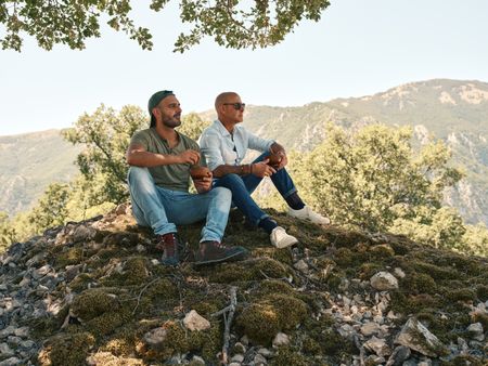 Stanley discovers unexpected delights in this wildest of regions, Abruzzo, one heìs never visited before. He enjoys a mutton stew with chef Davide Nanni.  (credit: National Geographic/Matt Holyoak)