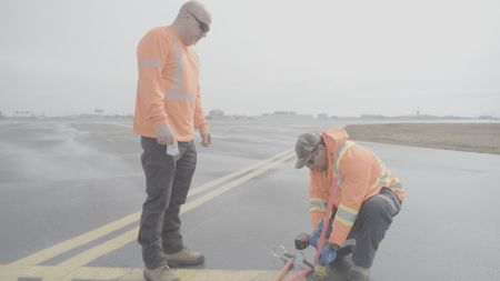 Bones Arruda, Lead Hand, Surface Maintenance, Toronto Pearson and Jose Ortega, Airfield Maintenance at Toronto Pearson.
(Arrow International Media Ltd & Cantina Media)