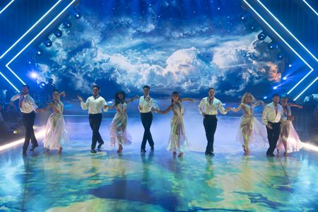 VALENTIN CHMERKOVSKIY, JENNA JOHNSON, BRANDON ARMSTRONG, BRITT STEWART, EZRA SOSA, HAILEY BILLS, ALAN BERSTEN, EMMA SLATER, PASHA PASHKOV, DANIELLA KARAGACH