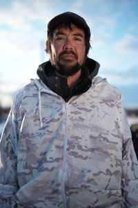 Tig Strassburg on a migratory bird hunt with his son, Evan. (National Geographic/Pat Henderson)