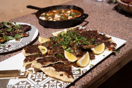 Gordon Ramsay's Musakhan. (National Geographic/Justin Mandel)