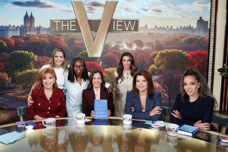 JOY BEHAR, SARA HAINES, WHOOPI GOLDBERG, KAMALA HARRIS, ALYSSA FARAH GRIFFIN, ANA NAVARRO, SUNNY HOSTIN