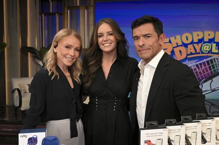 KELLY RIPA, MONICA MANGIN, MARK CONSUELOS