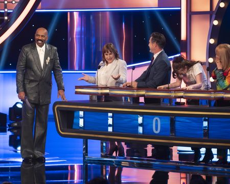 STEVE HARVEY, PATRICIA ARQUETTE, DAVID ARQUETTE, HARLOW JANE, ROSANNA ARQUETTE