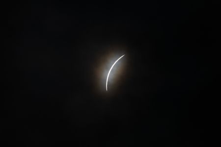 The total solar eclipse is observed from Frio Cave in Uvalde County, Texas on April 8, 2024. (Credit: Babak Tafreshi/National Geographic)