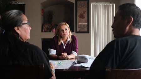 Mariana van Zeller interviews Deb Dineyazke and Tim Arviso about their missing son Christopher. (National Geographic)