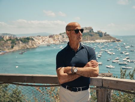 TUCCI IN ITALY - “Naples & Campania” - Stanley Tucci visits the island of Procida. The smallest and least visited of Campania’s three main islands, Procida is roughly 2 miles (3 kilometers) across and home to 10,000 people. (National Geographic/Matt Holyoak)STANLEY TUCCI