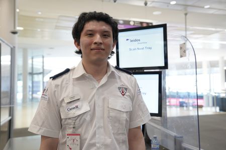 Yeremi Vargas, Screening Officer at CATSA. (Arrow International Media Ltd & Cantina Media)