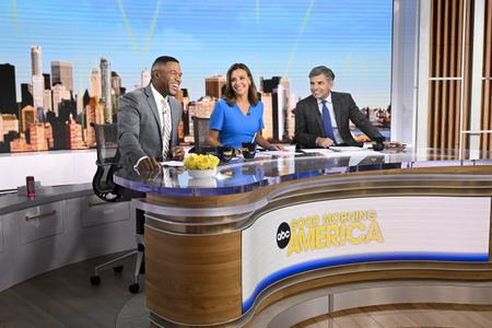 MICHAEL STRAHAN, MARY BRUCE, GEORGE STEPHANOPOULOS