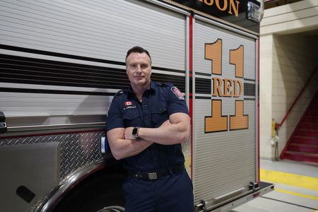 Tim Lisecky is Firefighter at Toronto Pearson International Airport.  (Arrow International Media Ltd & Cantina Media)