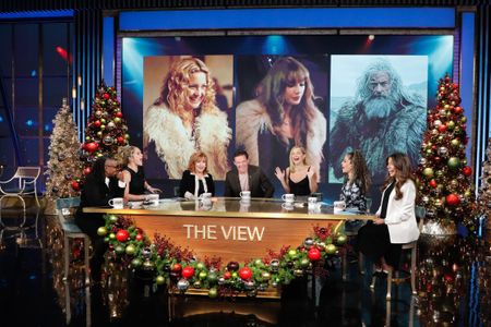 WHOOPI GOLDBERG, SARA HAINES, JOY BEHAR, HUGH JACKMAN, KATE HUDSON, SUNNY HOSTIN, ALYSSA FARAH GRIFFIN